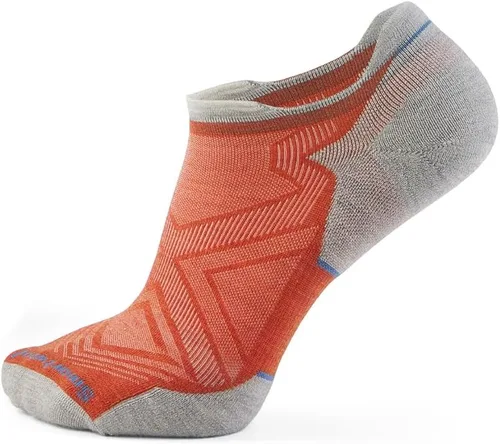 Vista 4 de Smartwool Calcetines de tobillo bajo con amortiguación específica para correr para hombre GRIS (MEDIUM GRAY)