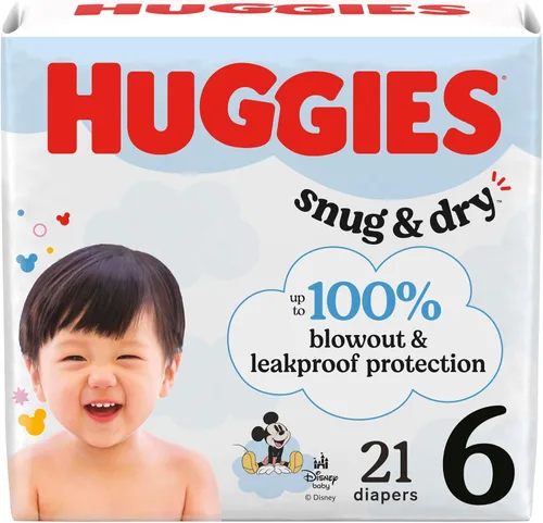 Vista 48 de Pañales Huggies Snug & Dry para bebé