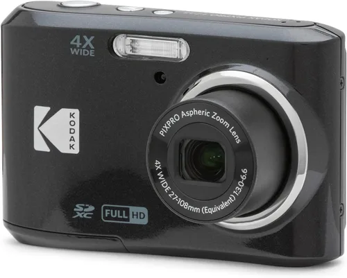 Vista 5 de Kodak FZ45BK PIXPRO FZ45 - Cámara digital de 16 MP, paquete negro con tarjeta de memoria Lexar 32GB de alto rendimiento 800x UHS-I SDHC + funda
