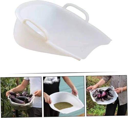 Vista 6 de GANAZONO Recogedor de mano multiusos de plástico grueso de limpieza para granos de cocina Contenedor Estilo aleatorio
