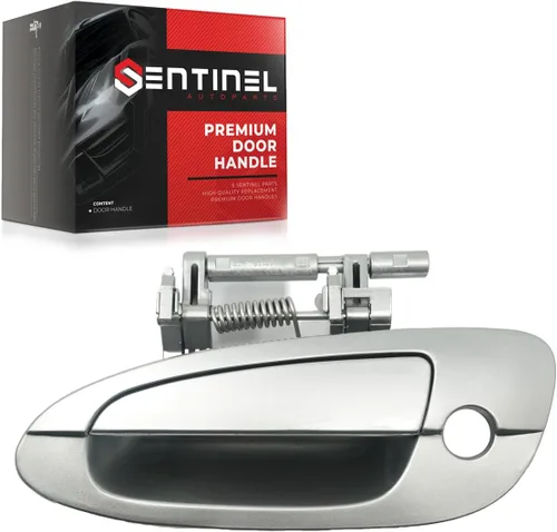 Vista 9 de Manija de puerta exterior exterior delantera izquierda lado del conductor compatible con Nissan Altima 2002-2006 reemplaza # 80607-8J009, NI1310123