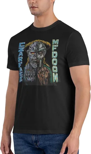 Vista 8 de OWRIRWO Camiseta de manga corta de algodón con cuello redondo para hombre