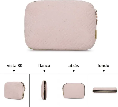 Vista 7 de BAGSMART Estuche organizador de electrónica grande de viaje, artículos esenciales de viaje, organizador de cables, bolsa organizadora de cables