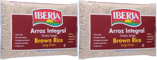 Vista 7 de Iberia Arroz integral de grano largo, 5 lb