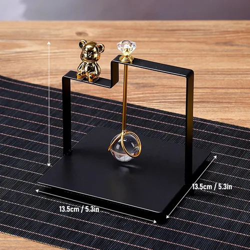 Vista 2 de Servilletas de mesa, moderno dispensador de servilletas planas para cocina, cocina, decoración del hogar de la granja (negro)