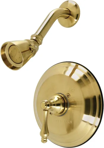 Vista 7 de Kingston Brass KB3633ALSO - Grifo de ducha de restauración, latón antiguo, 7,13 x 7,5 x 7,5