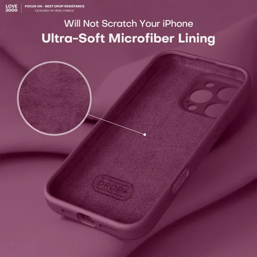 Vista 262 de LOVE 3000 Diseñada para Funda iPhone Air, Silicona Premium [Compatible con Magsafe][Forro de Microfibra Suave Anti-Rayones] Funda Protectora