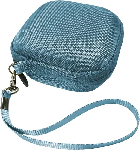 Vista 5 de Funda protectora con características para altavoz Bluetooth Bose SoundLink Micro de WGear, diseño funcional con bolsillo de malla para cable y otros