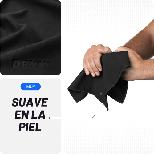 Vista 7 de DRYKI Pocket-Sized Sweat Towels - Original Sweat Absorbing Handkerchiefs Negro