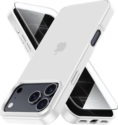 Vista 120 de Yriklso Funda 3 en 1 para iPhone Air, 1 protector de pantalla + 1 lente de cámara, a prueba de golpes para iPhone Air, protección contra caídas
