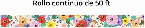 Vista 8 de Teacher Created Resources Wildflowers - Borde enrollado recto – 50 pies – Decora tablones de anuncios, paredes, escritorios, ventanas, puertas