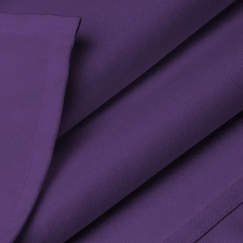 Vista 4 de Lann's Linens - Mantel rectangular de tela de poliéster de primera calidad para bodas, banquetes y restaurantes Morado