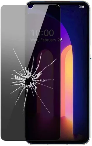 Vista 2 de Protector de pantalla de privacidad para LG V60, 2 unidades, sin burbujas delanteras para LG V60 Thinq 5G 2020 6.8 pulgadas, LG V600, protector