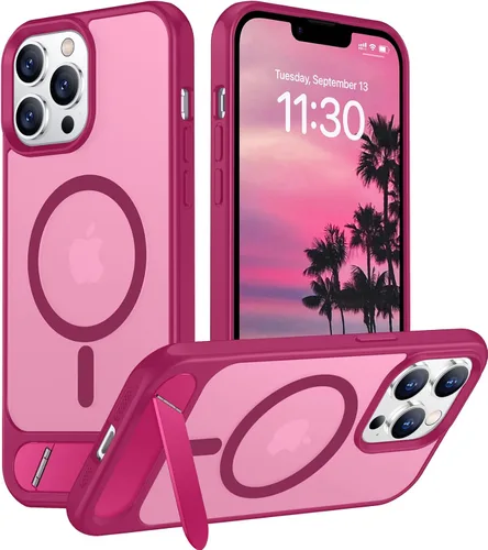 Vista 63 de Funda para iPhone 11 con compatibilidad magnética, [Soporte invisible incorporado][Compatible con MagSafe]