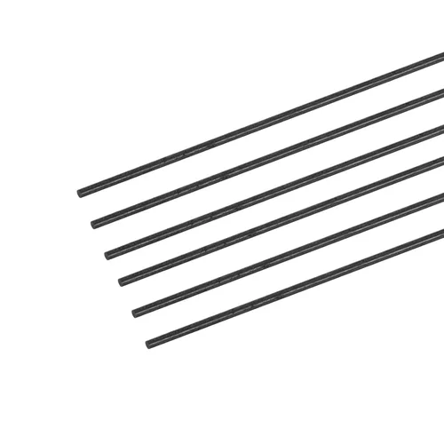 Vista 27 de MECCANIXITY Varilla de fibra de carbono, 0.020 in x 3.937 in para avión RC DIY herramienta ala tubo brazo cuadricóptero, paquete de 6