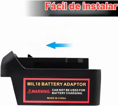 Vista 2 de Conversión de adaptador de batería para Milwaukee a Dewalt