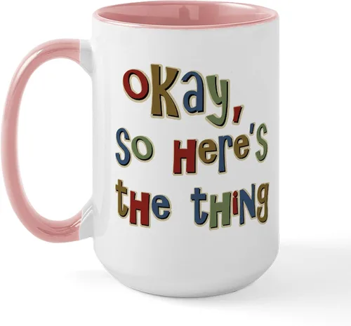 Vista 12 de CafePress Cattitude Funny Cat Saying Taza Grande de Café de Cerámica 15 oz (444 ml)