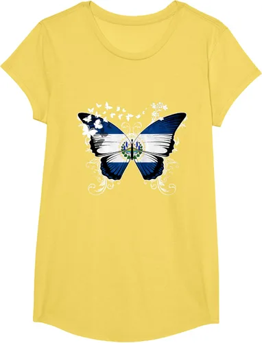 Vista 60 de Camiseta con diseño de bandera de El Salvador