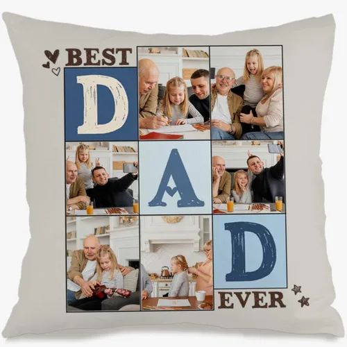 Vista 7 de Funda de almohada de sofá personalizada con mensaje personalizado que enriquece tu estilo de hogar mientras proporciona una idea de regalo cálida