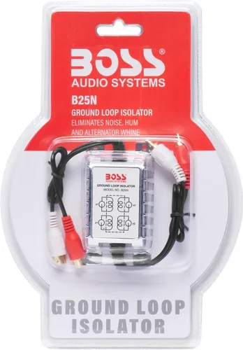 Vista 2 de BOSS Audio Systems Filtro de ruido de sonido del coche B25N, aislador de bucle de tierra