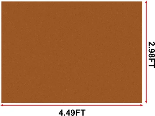 Vista 2 de Material de la tela de poliuretano, hojas de cuero sintético sintético de 0.047 in de grosor, 1 yarda, 54 x 36 pulgadas, perfectas para tapicería