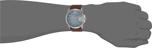Vista 7 de Diesel Not So Basic - Reloj de cuarzo marrón para hombre - DZ1399, Azul Patchwork, Clásico, movimiento de cuarzo
