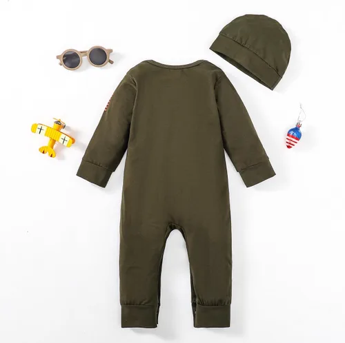 Vista 3 de Singcoco Disfraz de Halloween para niño recién nacido, traje de uniforme de bebé, ropa de mameluco