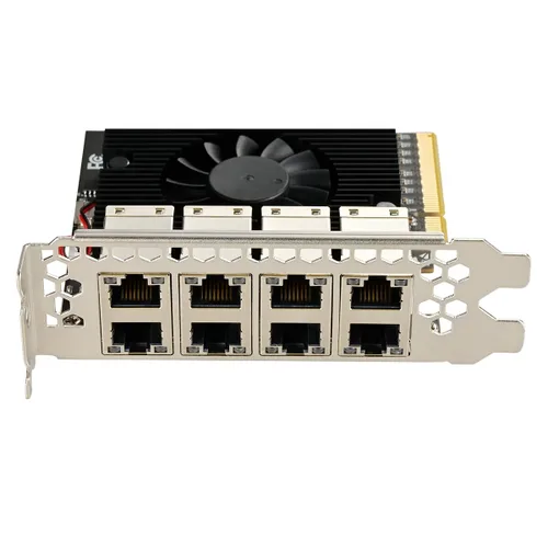 Vista 4 de IO CREST Adaptador de red Gigabit Ethernet PCIe a 8 puertos, compatible con Windows 11/10/8.1/8/7, Win Server 2022/2019/2016, Linux