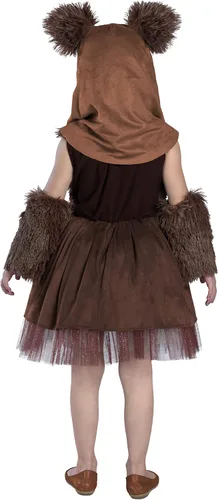 Vista 3 de Princesa Paradise - Disfraz de Star Wars Premium Wicket para niña 2T