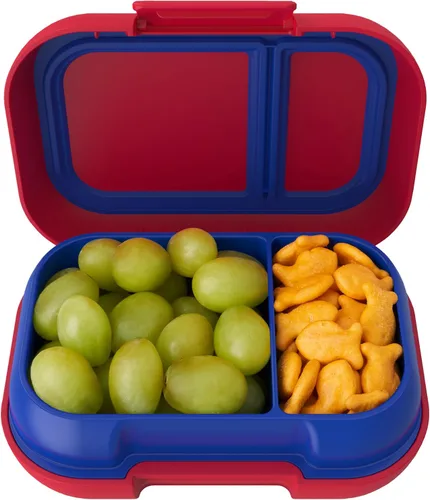 Vista 13 de Bentgo Snack para niños a prueba de fugas de 2 compartimentos estilo bento Aguamarina