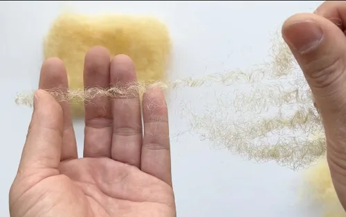 Vista 5 de Cabello humano afro apretado a granel para extensiones de rastas, 100% cabello humano, 4.23 onzas, 4 paquetes de 8 pulgadas de largo, extensiones