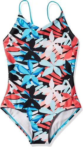 Vista 46 de Kanu Surf Bañador deportivo de una pieza Daisy Beach para niñas Aloha Negro