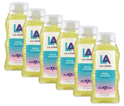 Vista 3 de L.A. Looks Mega Mega Hold - Gel para estilizar, 20 onzas