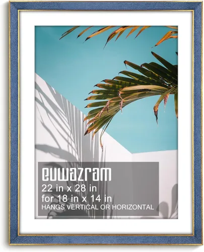 Vista 105 de Suede 10x13 Marco - Marco Individual, Marco Elegante de Navidad Negro 10 x 13 con Pasaparte para 8.5 por 11, Marcos de Fotos 10x13 para Obras