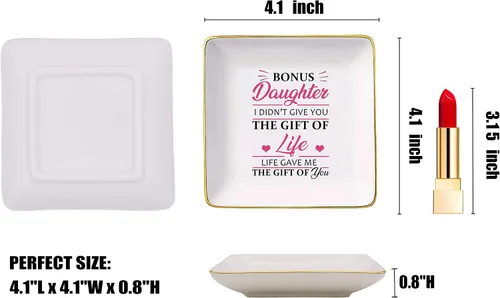 Vista 5 de Regalo para el día de la madre para regalo de regalo de nuera, regalo para hijastra - Regalo de cumpleaños, regalo de graduación, regalo de Navidad