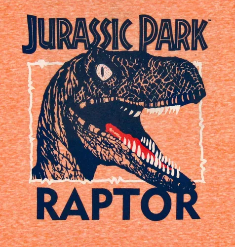 Vista 3 de Jurassic Park - Camiseta con estampado gráfico de dinosaurio Raptor para niños pequeños