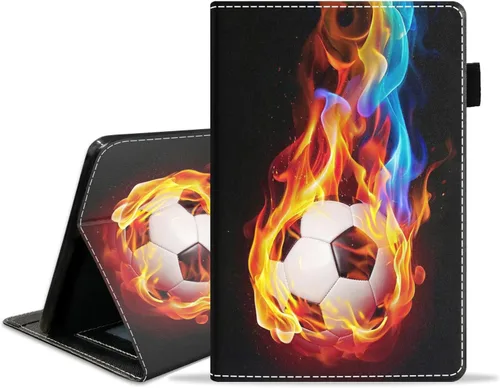 Vista 15 de Funda para tablet Amazon Kindle Fire HD 10 de 10.1" (9ª/7ª generación, versión 2019/2017) – Funda de piel sintética con función de encendido