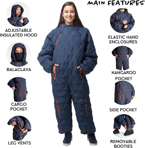 Vista 7 de Selk'bag SWYTCH Pro Wearable Sleeping Bag & Jacket 2-in-1 Convertible Suit, Extra Insulated, Water-Resistant, 20°F for Winter Camping, Snow Trips