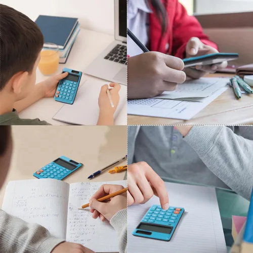 Vista 9 de Mr. Pen - Calculadora de función estándar, 12 dígitos, calculadora solar, calculadoras básicas de oficina (paquete de 2)