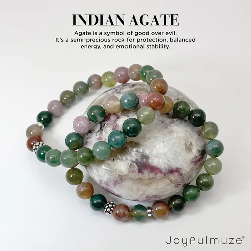 Vista 48 de Premium Handmade Crystal Healing, Gemstone Beaded Gift For Men Women