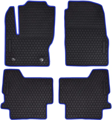 Vista 8 de Alfombrilla de goma para automóvil, ajuste personalizado para Ford Escape 2013, 2014, 2015, 2016, 2017, 2018, 2019, inodoro, lavable, resistente