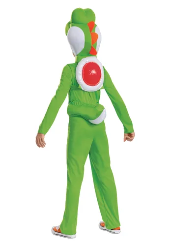 Vista 5 de Disfraz Deluxe de Yoshi de Super Mario Brothers para Niños Multicolor