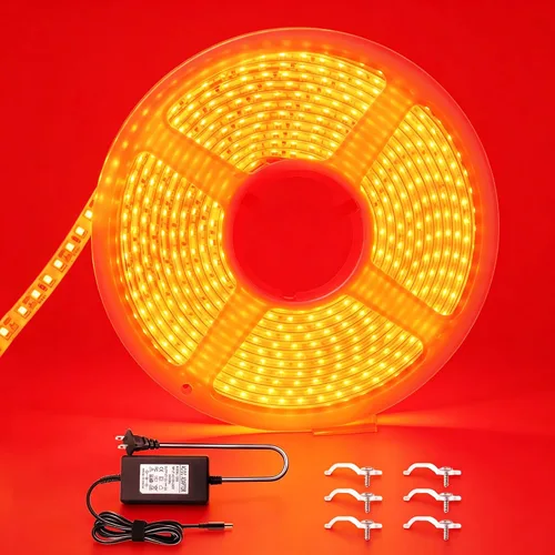 Vista 7 de EverBright 5M 5050 300SMD - Tira de luz LED, Tira de luces LED, Ambar Amarillo