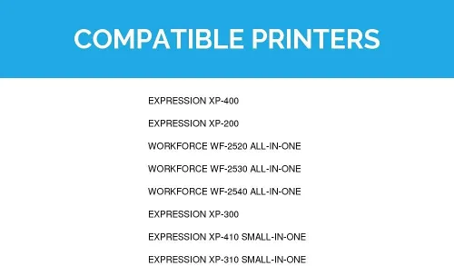 Vista 9 de Epson cartuchos reconstruidos T200 XL/T200 HY, color negro T200XL120, cian T200XL220, magenta T200XL320 y amarillo T200XL420