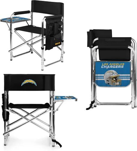 Vista 32 de Picnic TIME NFL Unisex-Adult NFL Sports Chair with Side Table, Beach Chair, Camp Chair for Adults