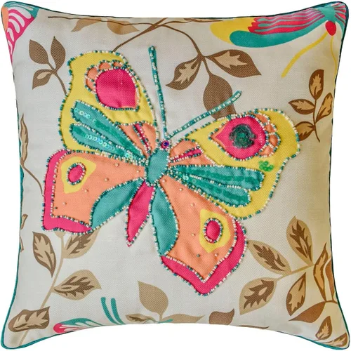 Vista 26 de The HomeCentric Fundas de almohada, funda de almohada decorativa rosa fucsia, funda de cojín geométrica, funda de almohada de 12 x 12 pulgadas