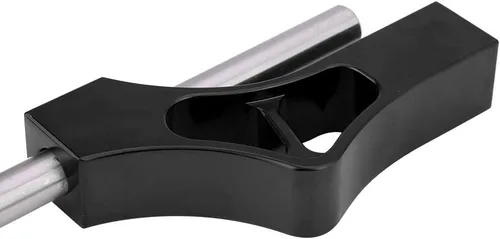 Vista 5 de Fydun Extensión de palanca de altura ajustable de acero inoxidable para automóvil para perilla de cambio manual (negro)