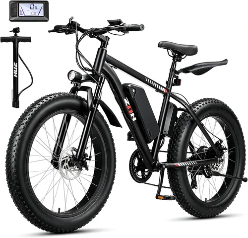 Vista 14 de ZNH Electric Bike for Adults, Peak 1000W Ebike 20 Mph & 80 Miles 02s-negro