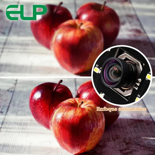 Vista 2 de ELP Cámara USB 4K Visión Nocturna 8MP Autofoco Webcam para Computadora Mini UVC USB2.0 Lightburn Cámara IMX415 USB Cámara de Seguridad Cámara PC