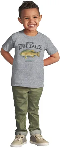 Vista 3 de Gill McFinn Smallmouth Bass Fishing Toddler Boy Girl T Shirt